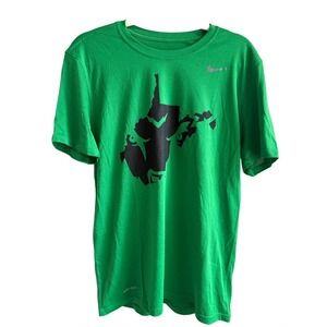 Nike - Men's Dri-Fit Marshall Thundering Heard T-Shirt -  Small - Green & Black